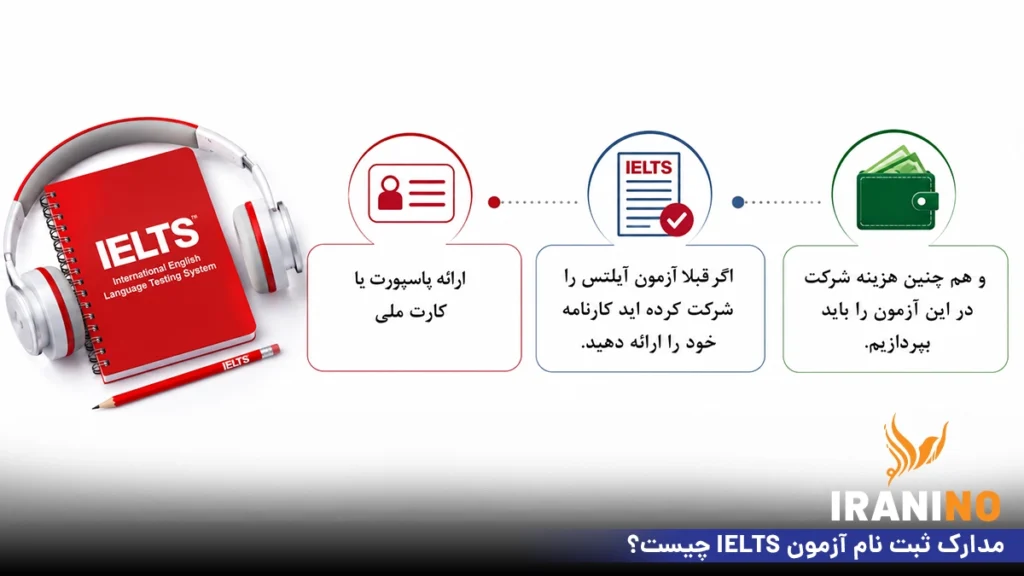 مدارک ثبت نام آزمون IELTS چیست؟