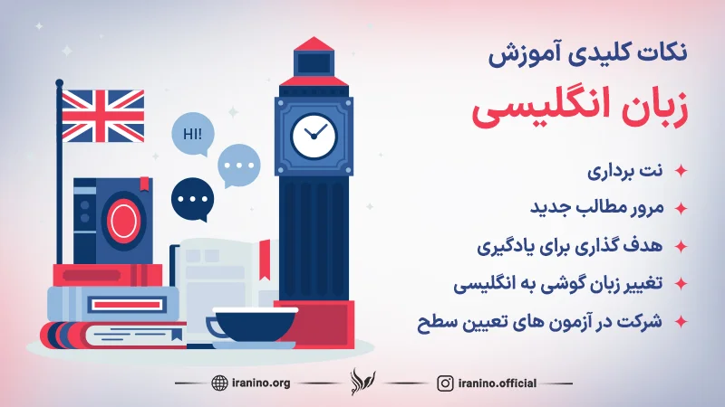 نکات کلیدی برای آموزش زبان انگلیسی کدام اند.