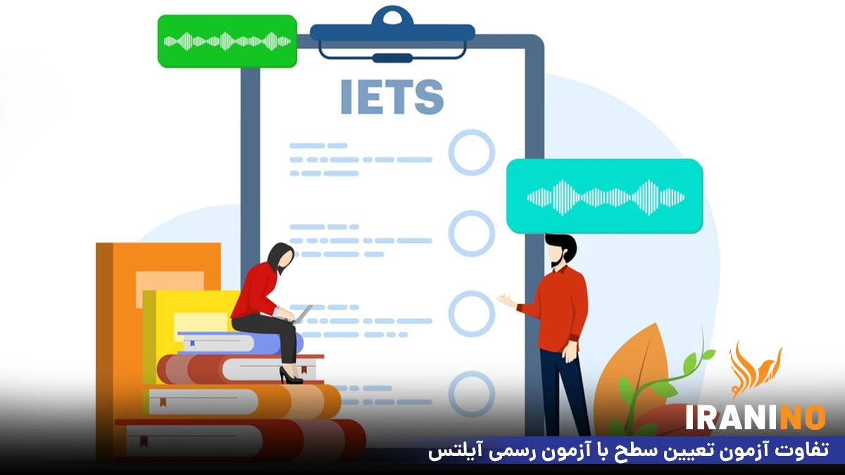 تفاوت آزمون تعیین سطح با آزمون رسمی آیلتس